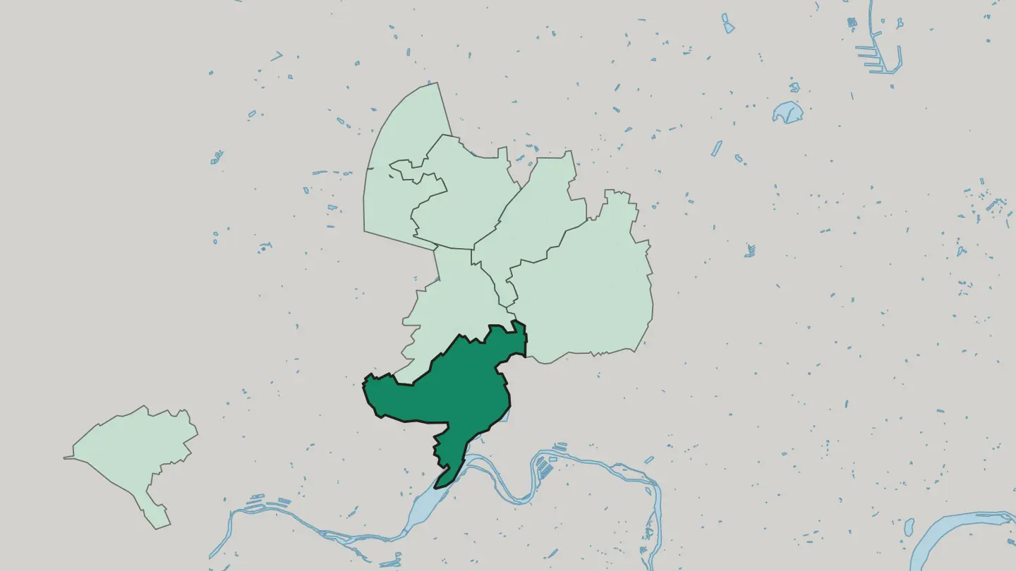 Map of Querenburg in Wattenscheid