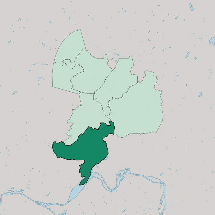 Map showing Querenburg — In Wattenscheid