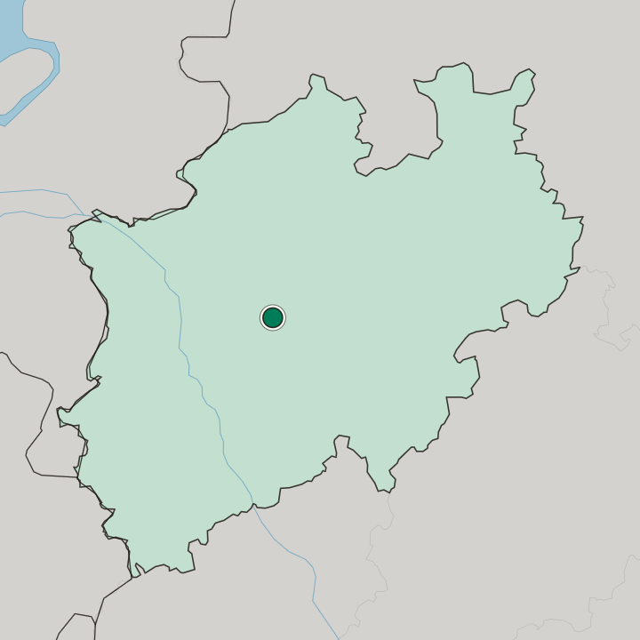 Map showing Annen — In Nordrhein-Westfalen