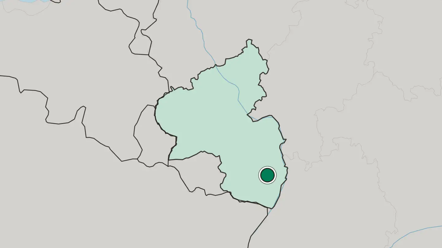 Map of Neustadt an der Weinstraße in Germany