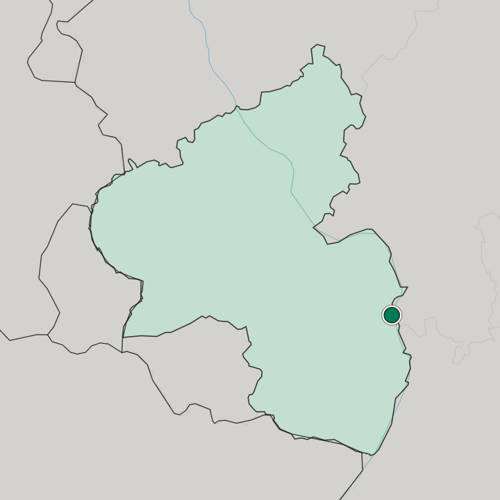 Map showing Leiselheim — In Rheinland-Pfalz