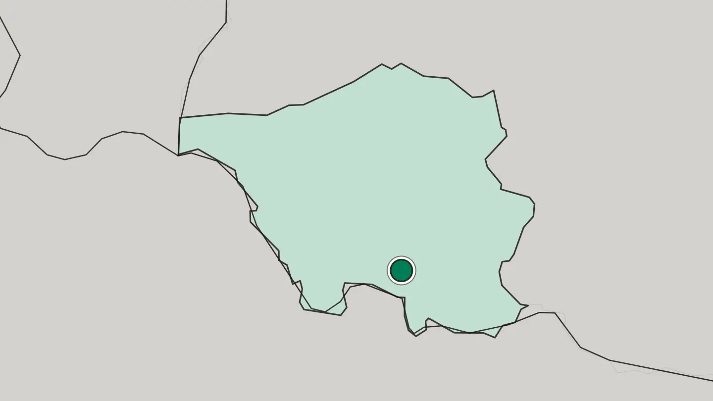 Map of Saarbrücken in Germany