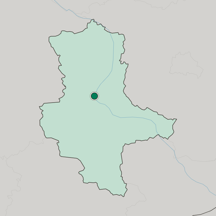 Map showing Magdeburg — In Saxony-Anhalt