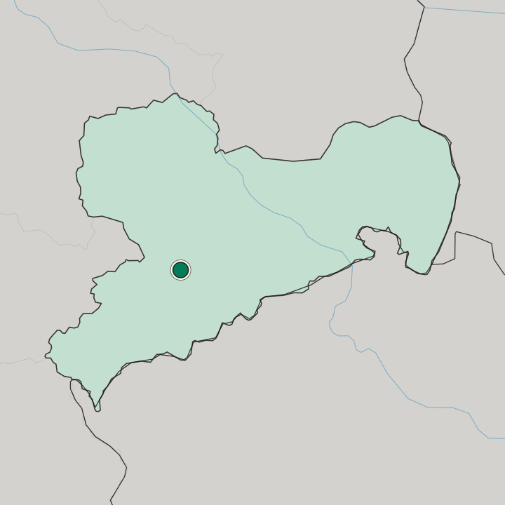 Map showing Altchemnitz — In Saxony
