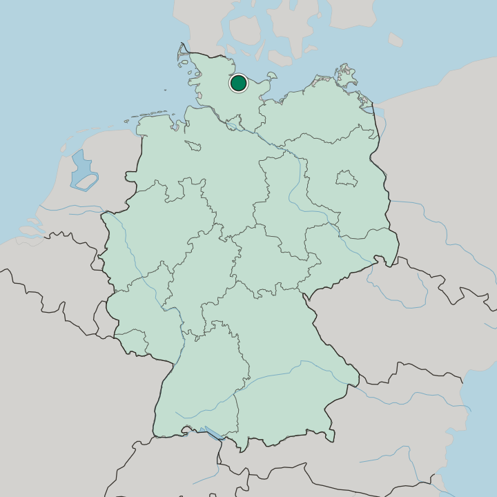 Map showing Altstadt — In Germany