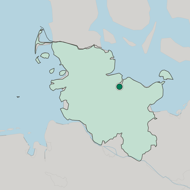 Map showing Altstadt — In Schleswig-Holstein