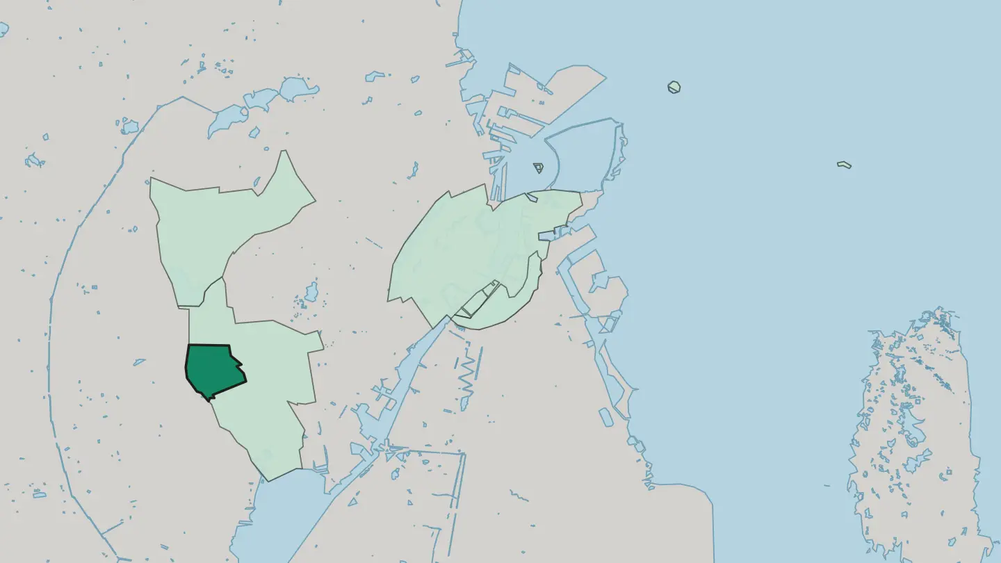 Map of Vigerslev in Copenhagen