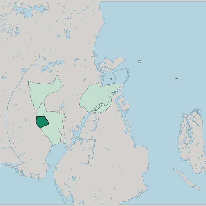 Map showing Vigerslev — In Copenhagen