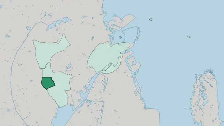 Map of Vigerslev in Copenhagen