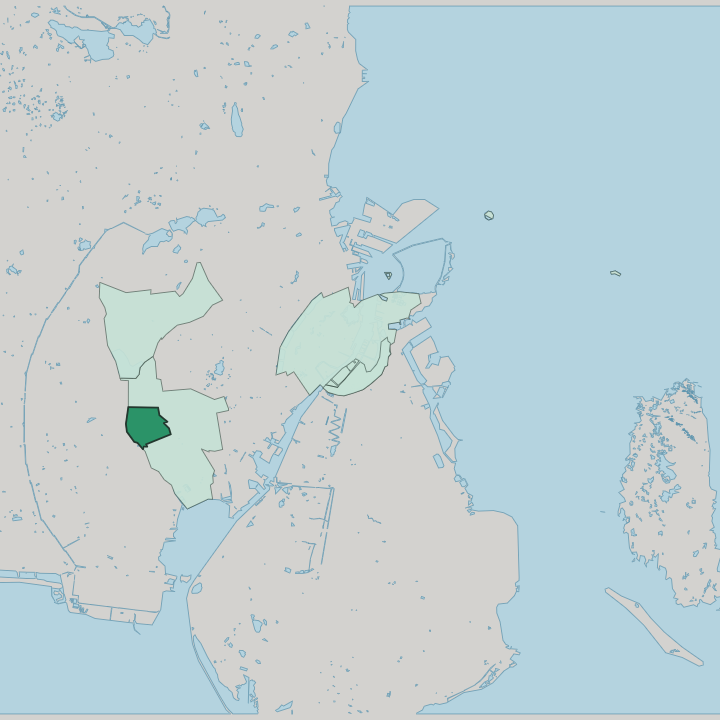 Map showing Vigerslev — In Copenhagen