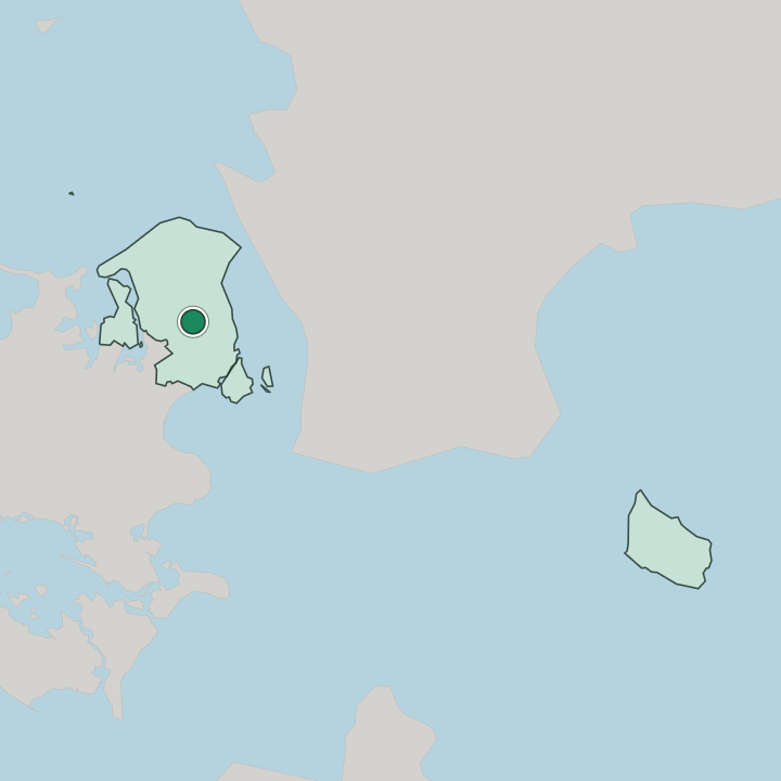 Map showing Farum — In Capital Region of Denmark