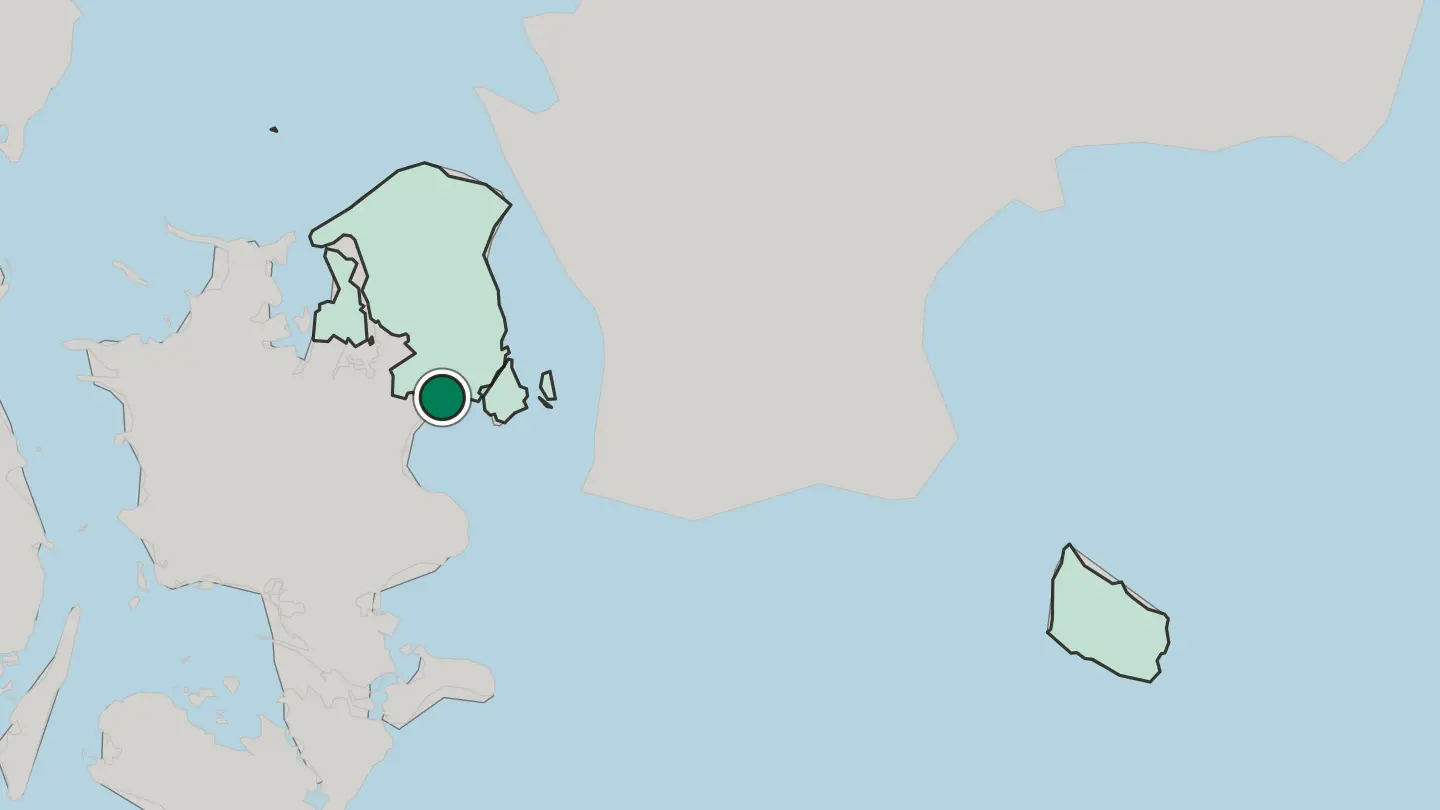 Map of Ishøj in Denmark