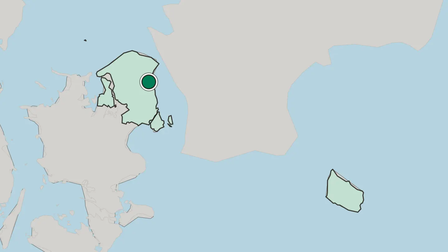 Map of Kokkedal in Denmark
