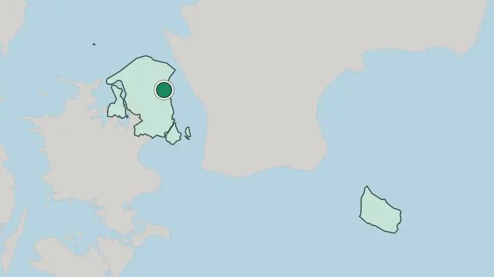 Map of Kokkedal in Denmark