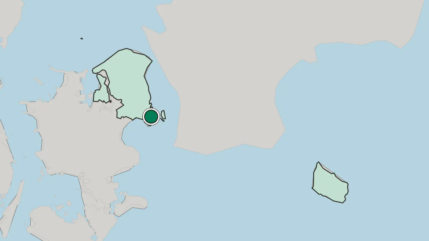 Map of Tårnby in Denmark