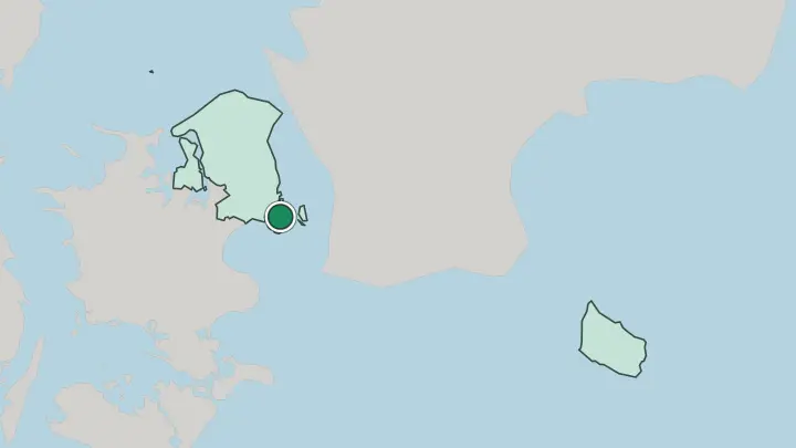 Map of Tårnby in Denmark