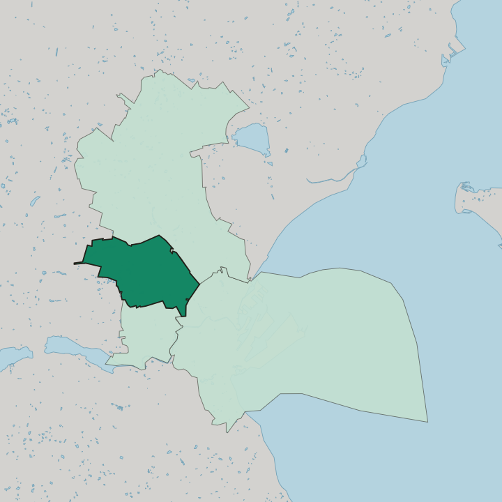 Map showing Aarhus V — In Århus