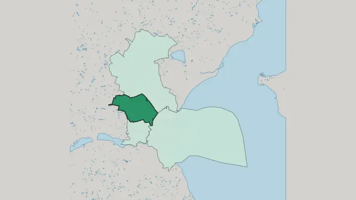 Map of Aarhus V in Aarhus