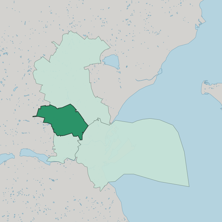 Map showing Aarhus V — In Aarhus
