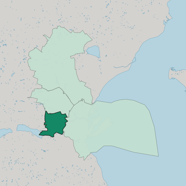 Map showing Åbyhøj — In Århus