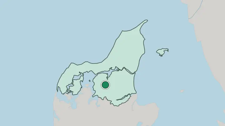 Map of Aars in Denmark