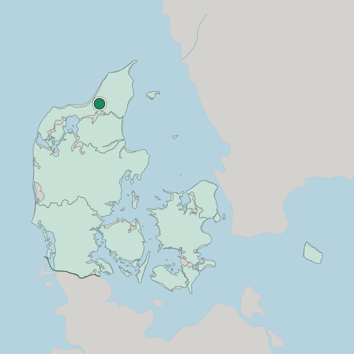 Map showing Åbybro — In Denmark