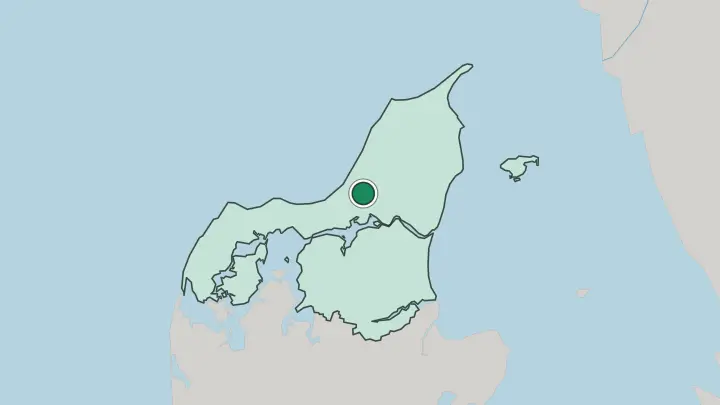 Map of Åbybro in Denmark