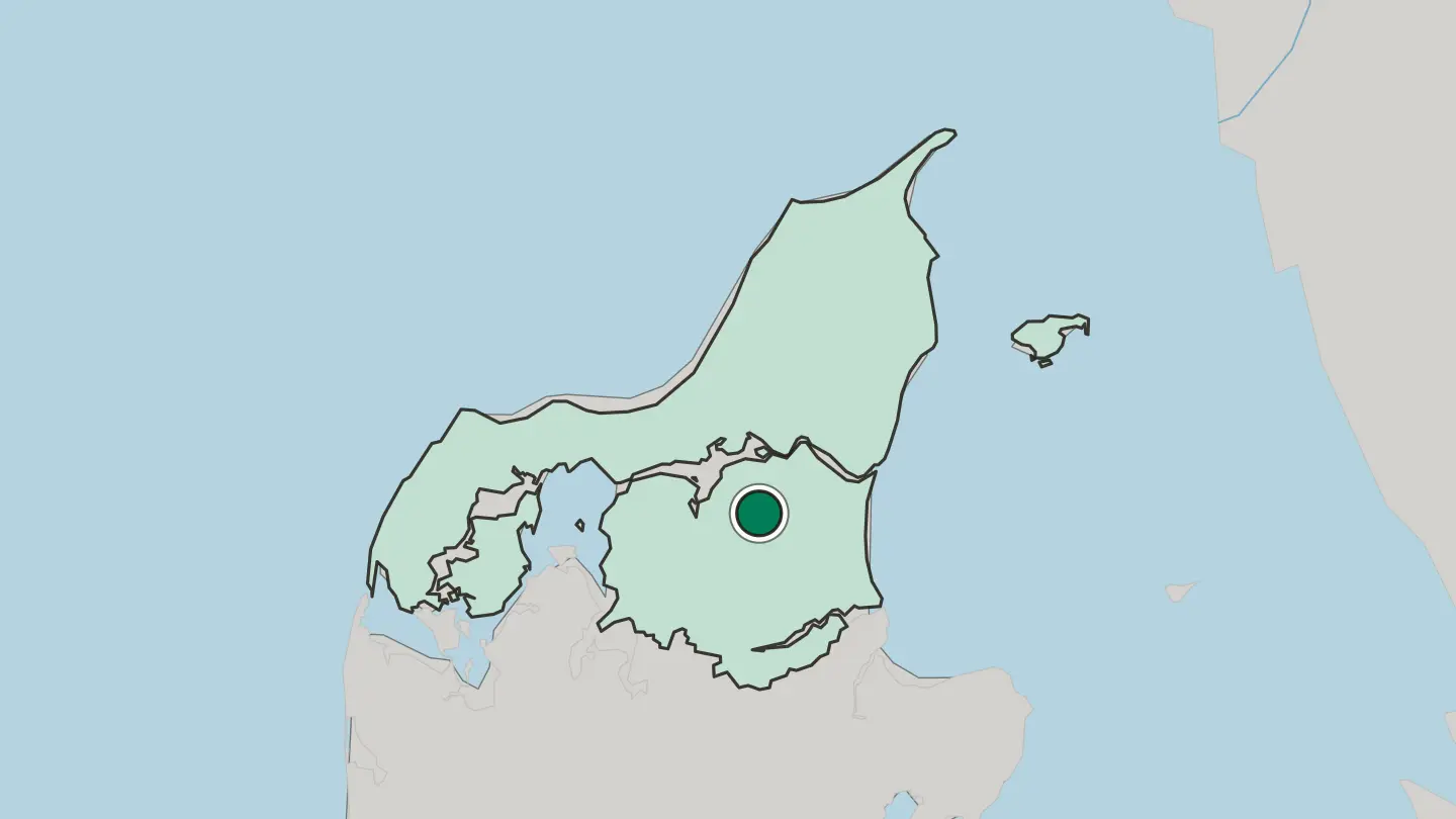 Map of Støvring in Denmark