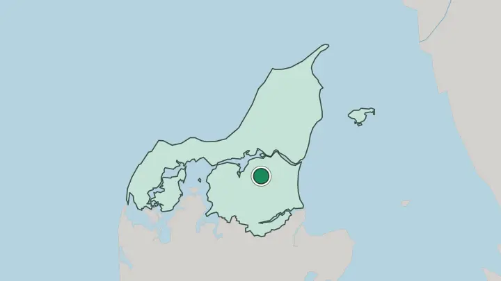 Map of Støvring in Denmark