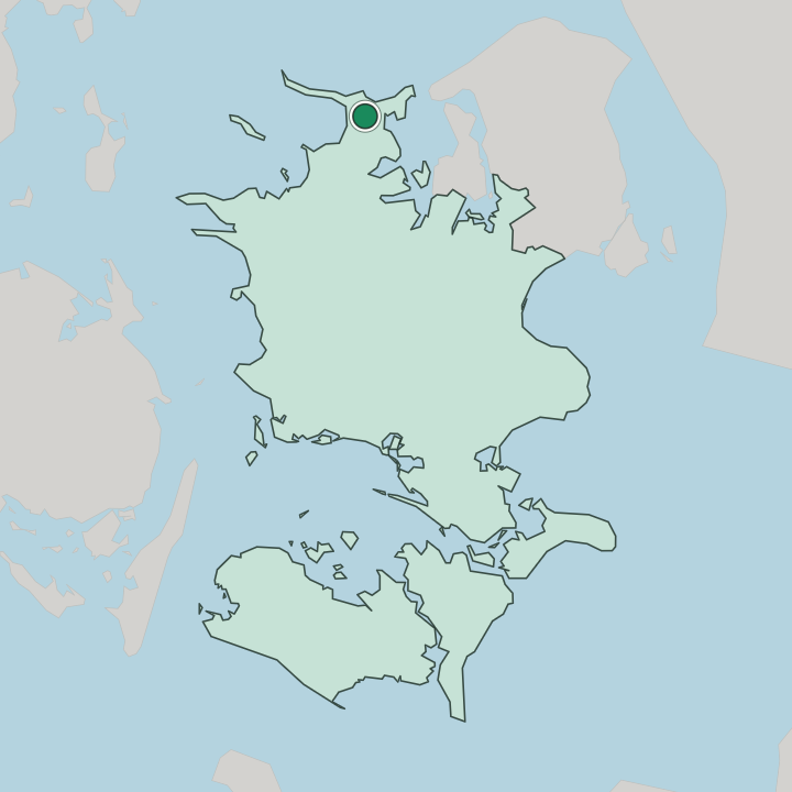 Map showing Højby — In Region Zealand