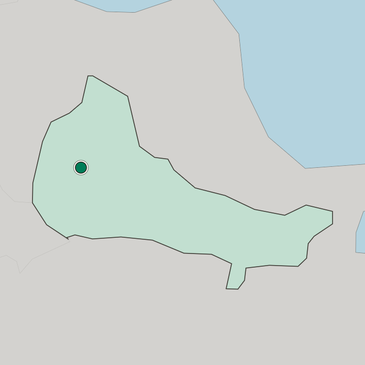 Map showing San Francisco de Macorís — In Provincia Duarte
