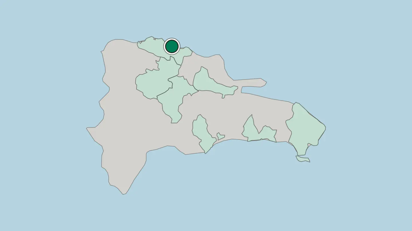Map of Puerto Plata in Dominican Republic