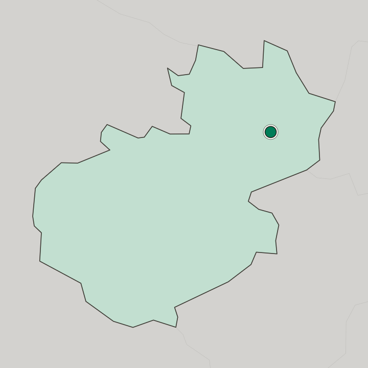 Map showing Santiago de los Caballeros — In Santiago
