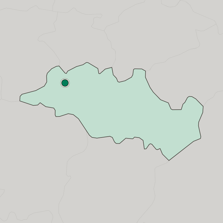 Map showing Aïn M’Lila — In Oum el Bouaghi
