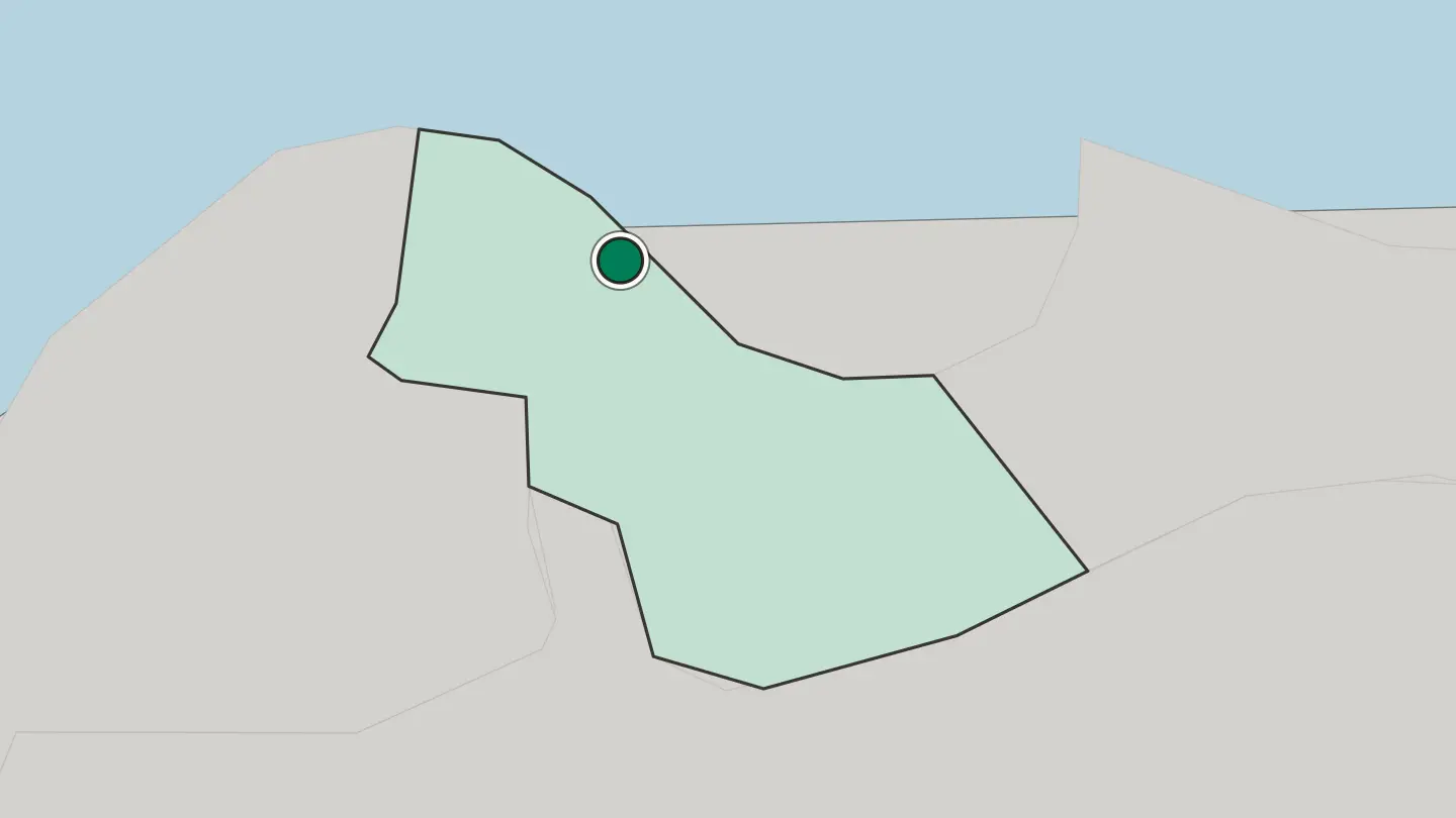 Map of Algiers in Algeria