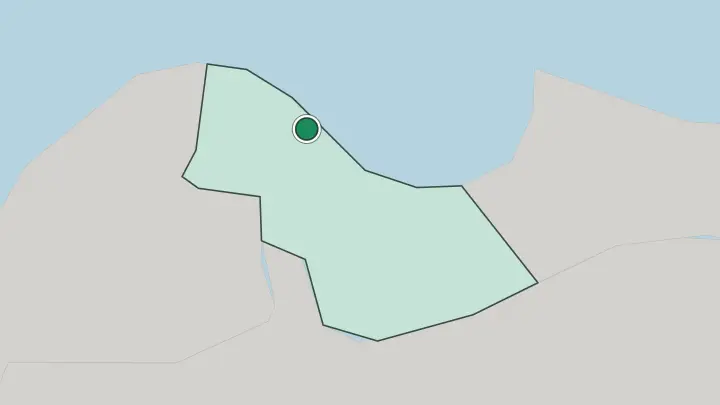 Map of Algiers in Algeria