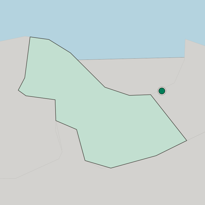 Map showing Bordj el Kiffan — In Wilaya d’ Alger