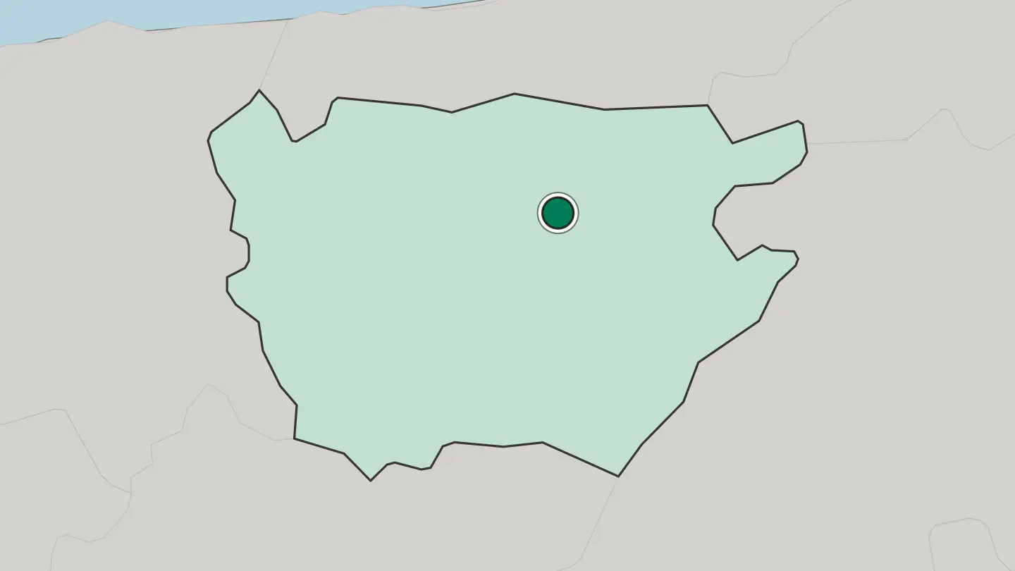 Map of Khemis Miliana in Algeria