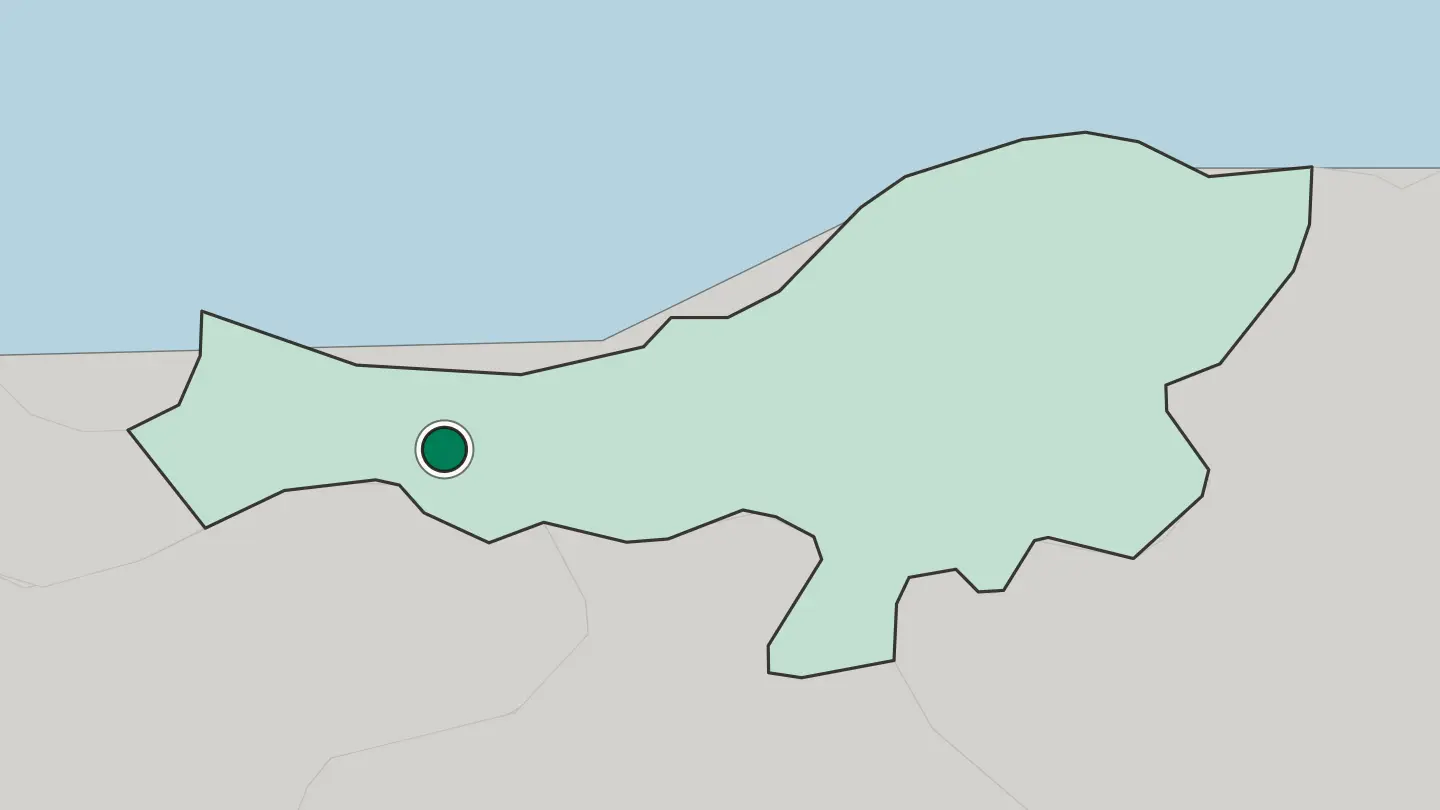 Map of Boudouaou in Algeria