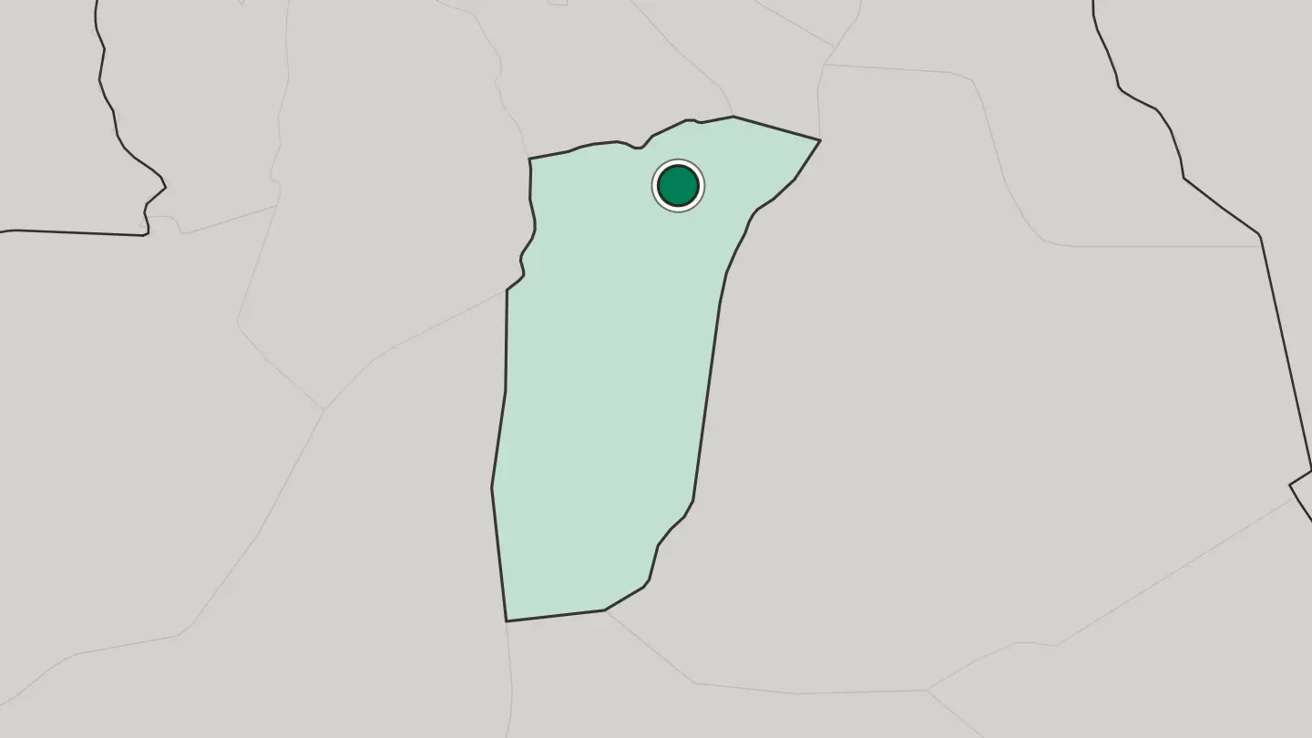Map of Ghardaïa in Algeria