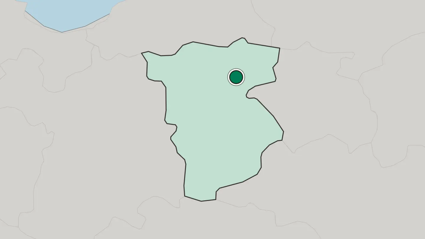 Map of Mila in Algeria