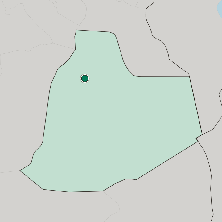 Map showing Ouargla — In Wilaya de Ouargla