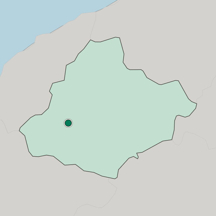 Map showing Relizane — In Wilaya de Relizane