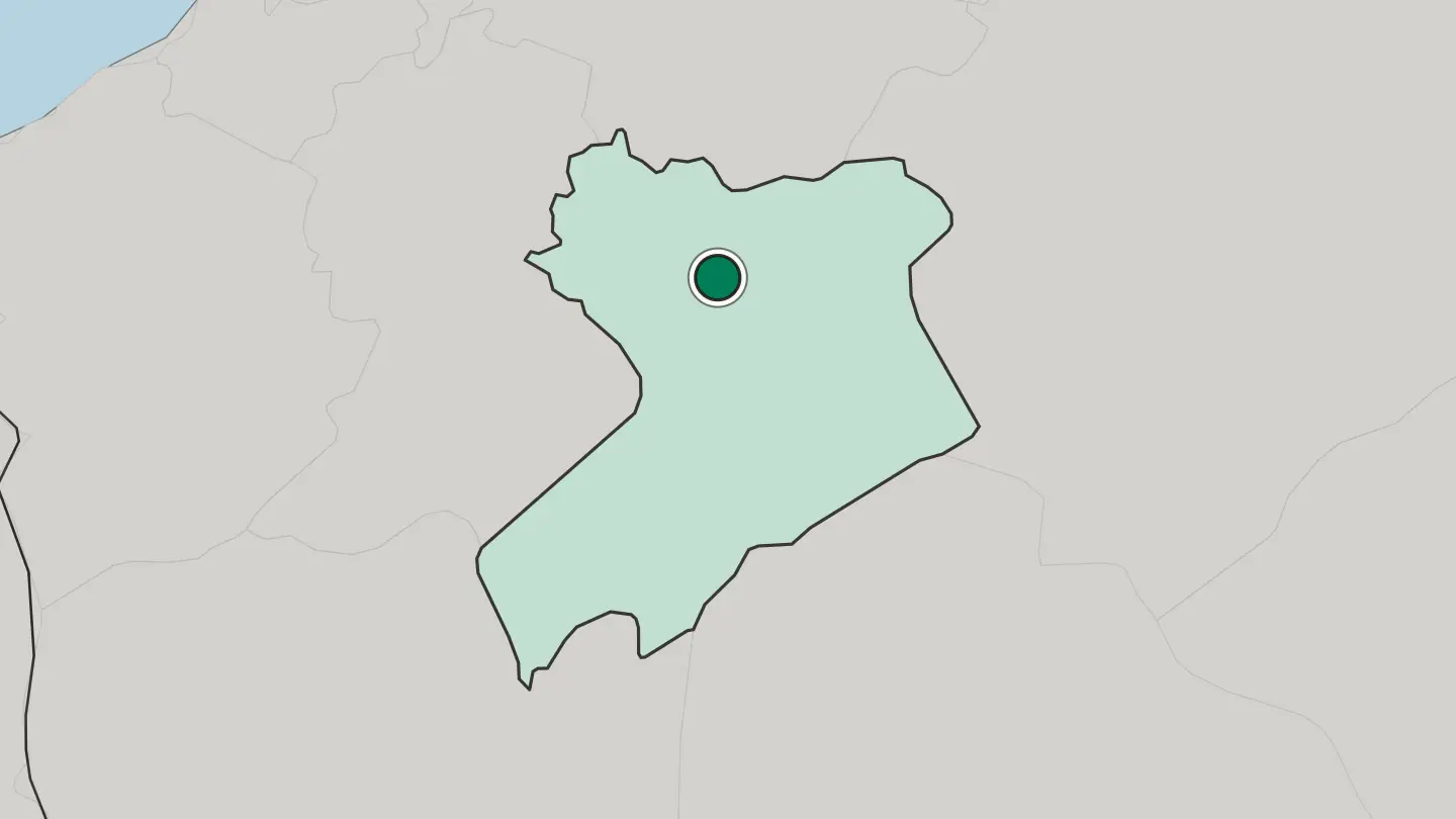 Map of Saïda in Algeria