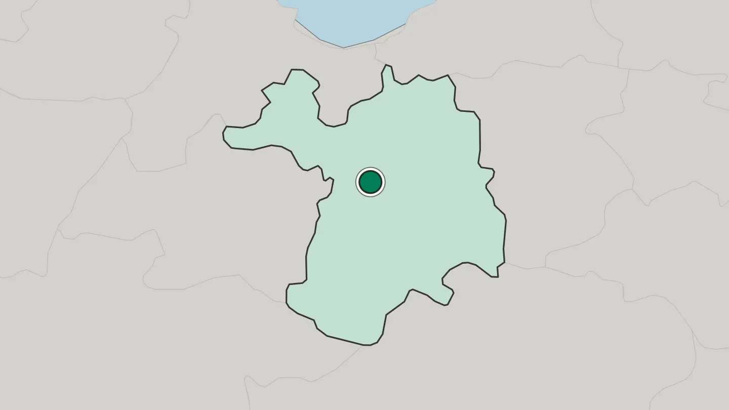 Map of Sétif in Algeria