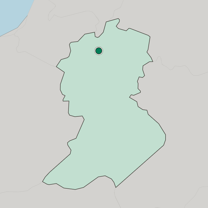 Map showing Sidi Bel Abbes — In Wilaya de Sidi Bel Abbès