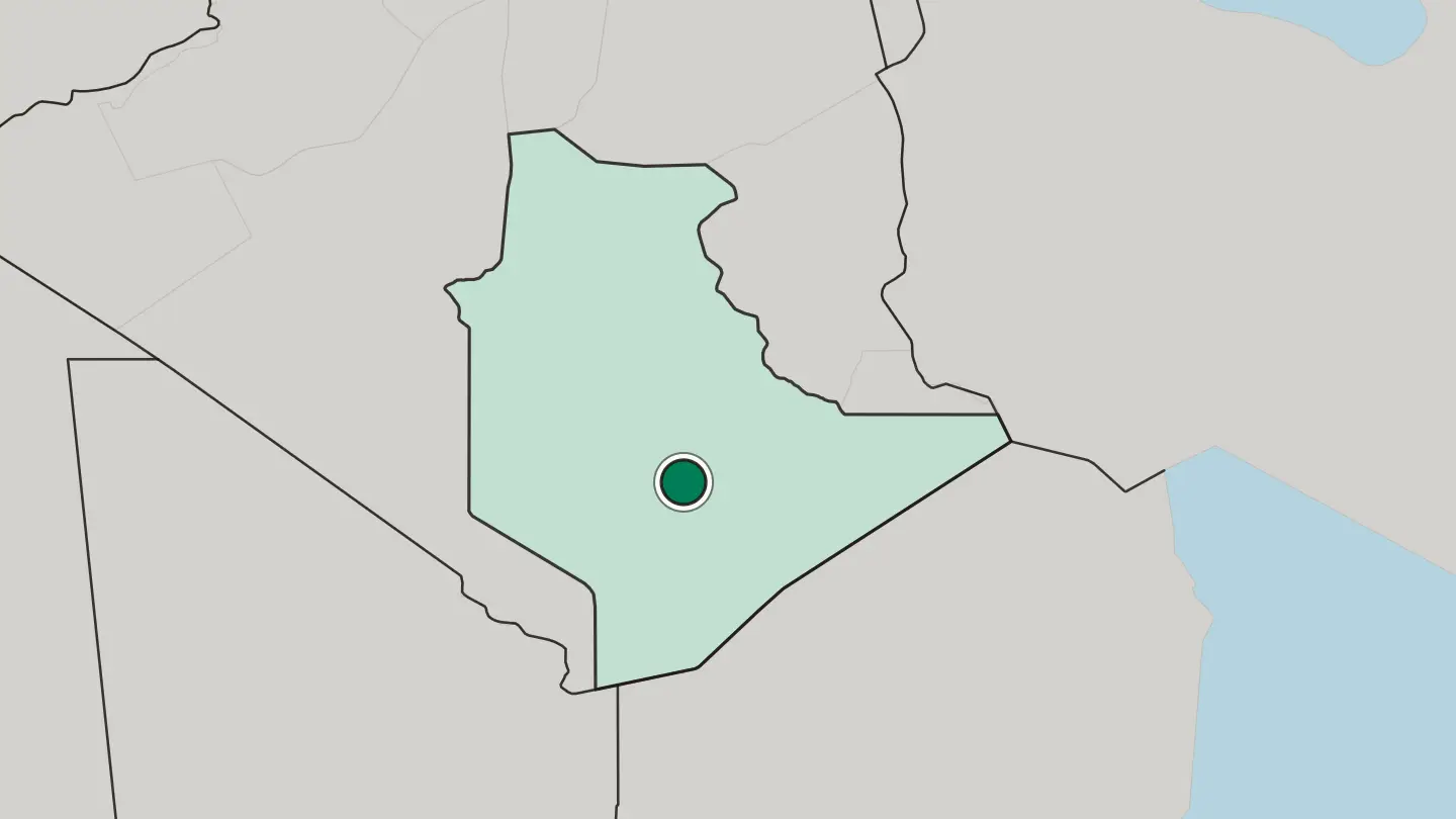 Map of Tamanghasset in Algeria