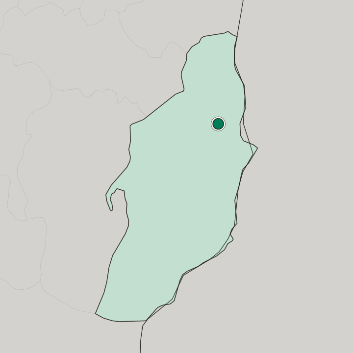 Map showing Tébessa — In Wilaya de Tébessa