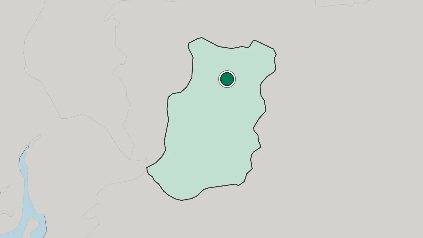 Map of Riobamba in Ecuador