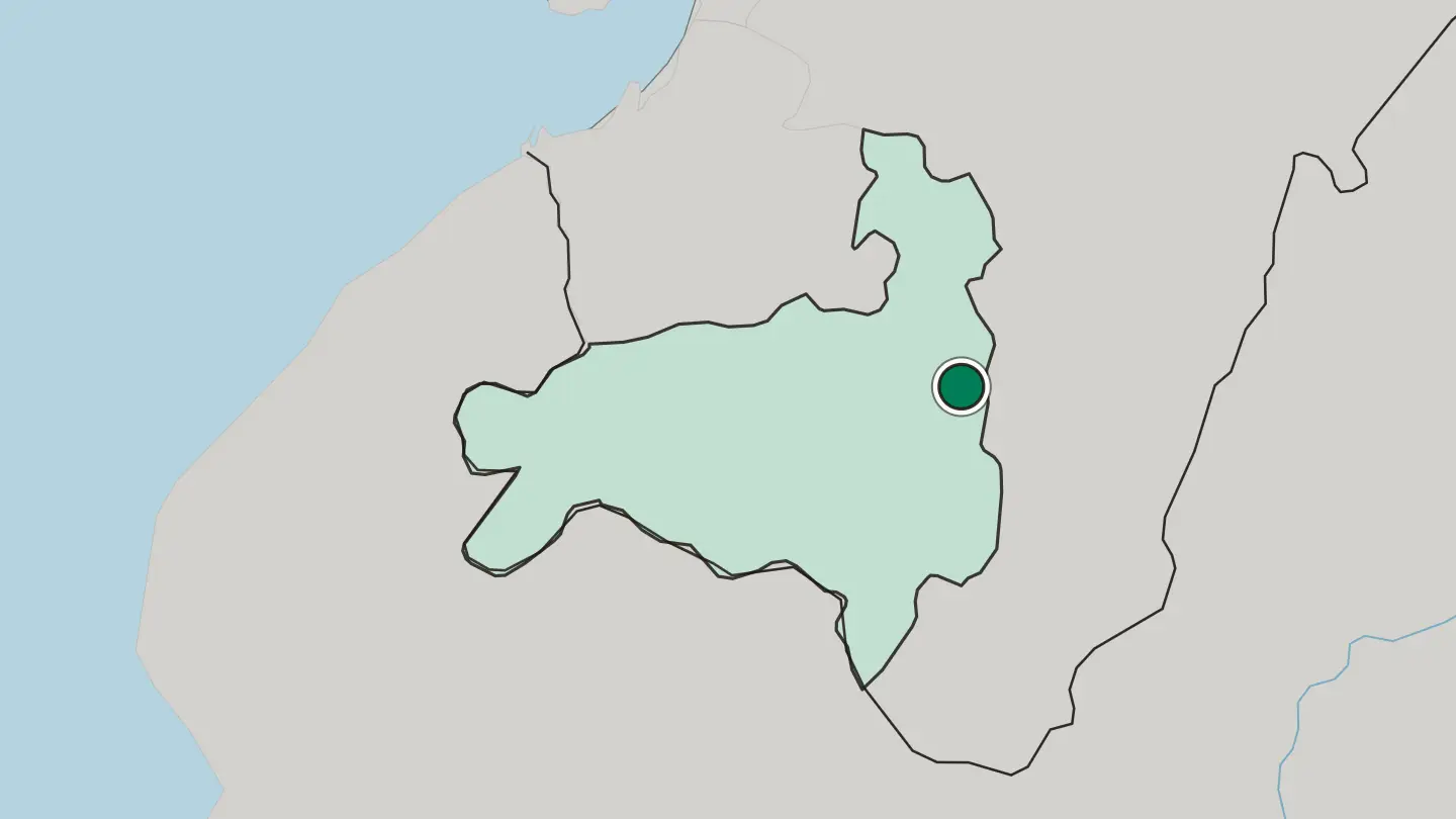 Map of Loja in Ecuador
